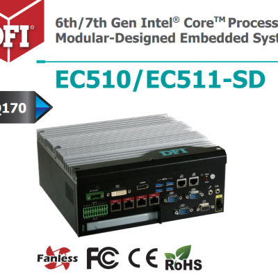 EC510/EC511-SD无风扇嵌入式工控机